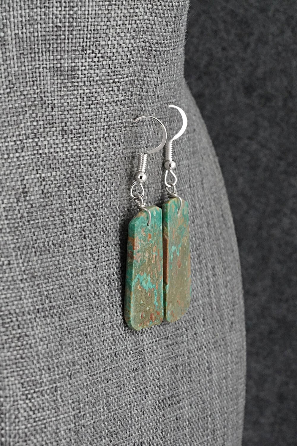 Turquoise & Sterling Silver Earrings - Tammy Nolcot