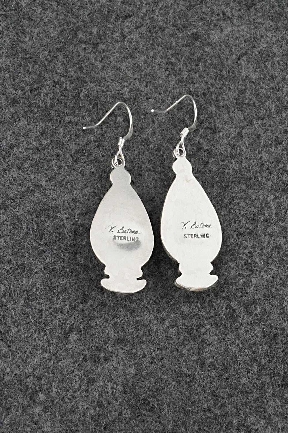 Turquoise & Sterling Silver Earrings - Verley Betone