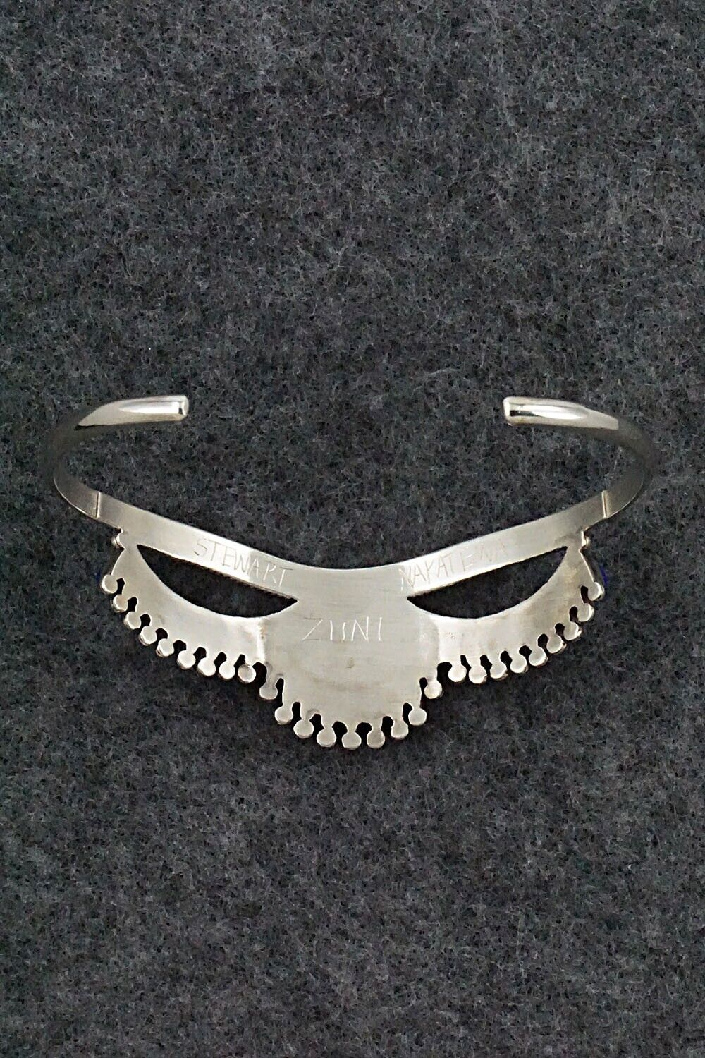 Lapis & Sterling Silver Bracelet - Stewart Nakatewa