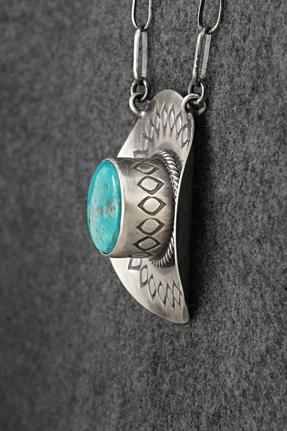 Turquoise & Sterling Silver Necklace - Randy Boyd