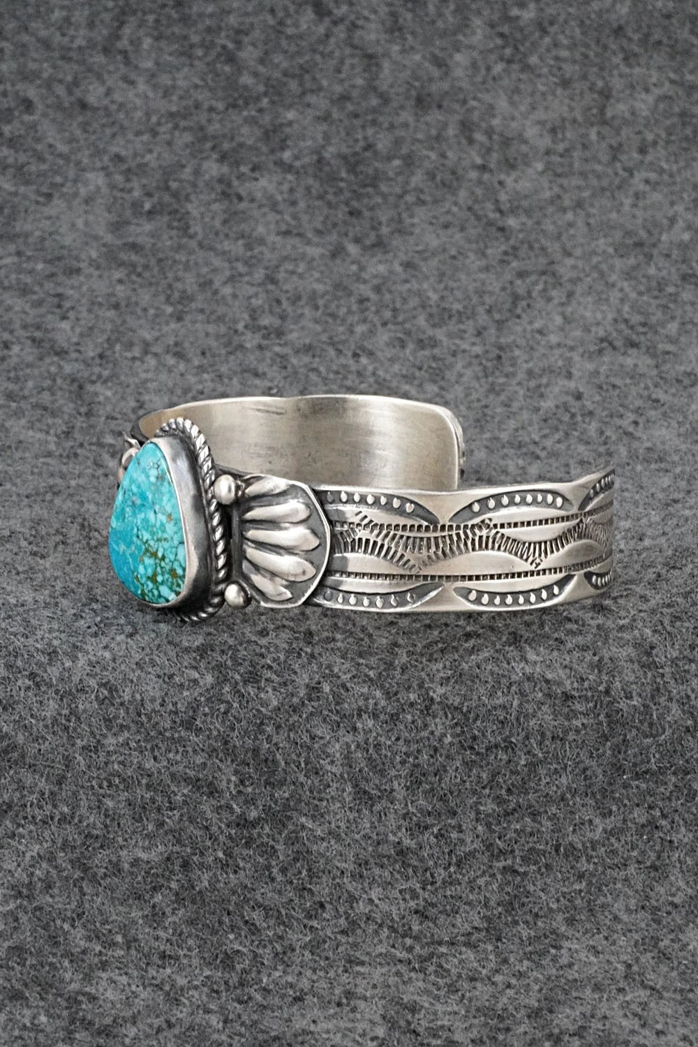 Turquoise & Sterling Silver Bracelet - Tillie Jon