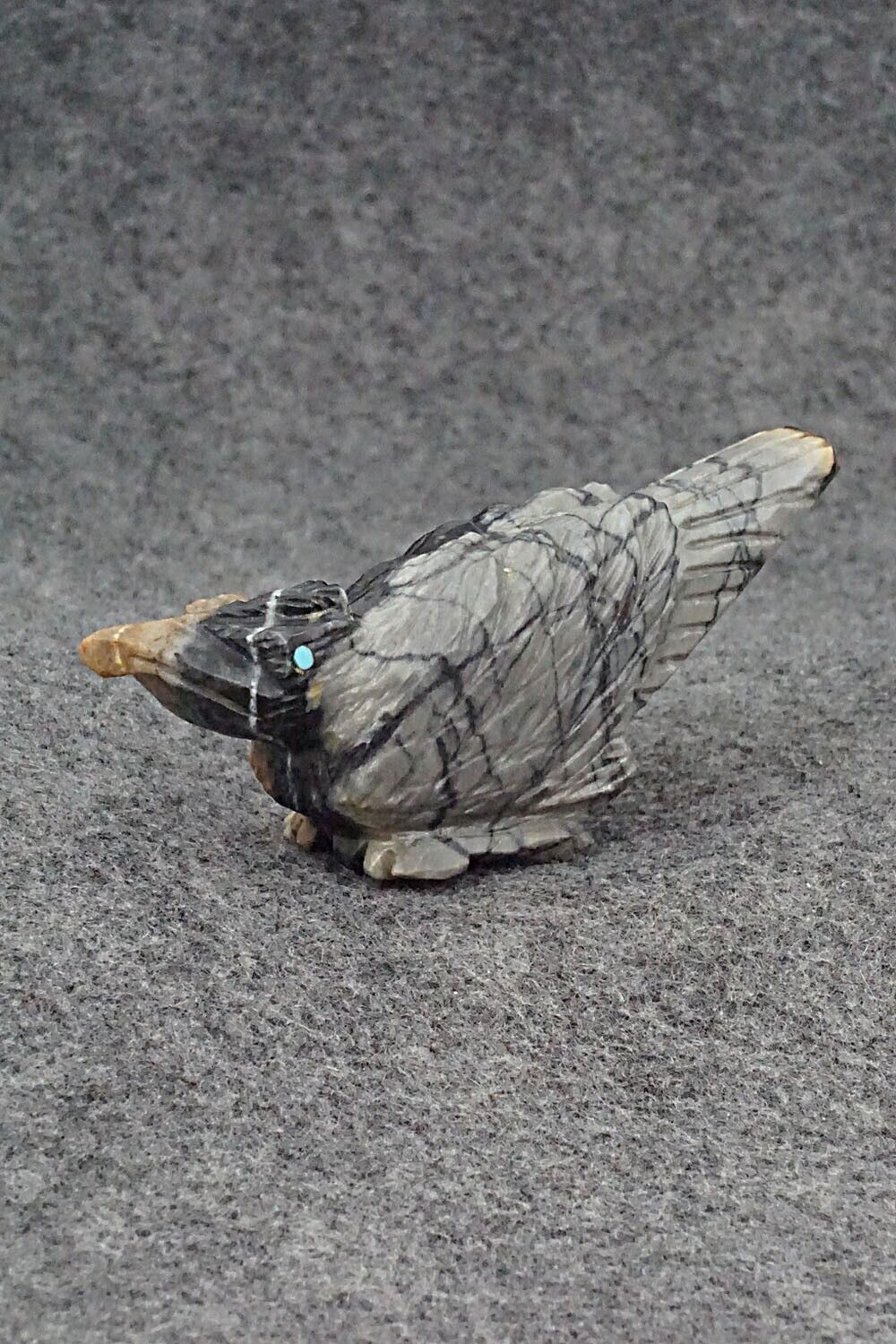 Roadrunner Zuni Fetish Carving - Tony Mackel