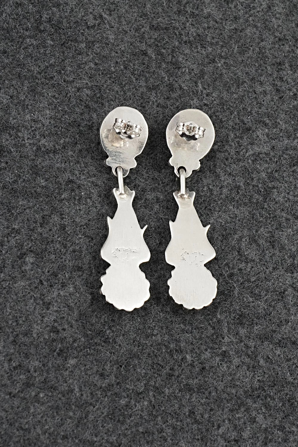 Turquoise & Sterling Silver Earrings - Verley Betone