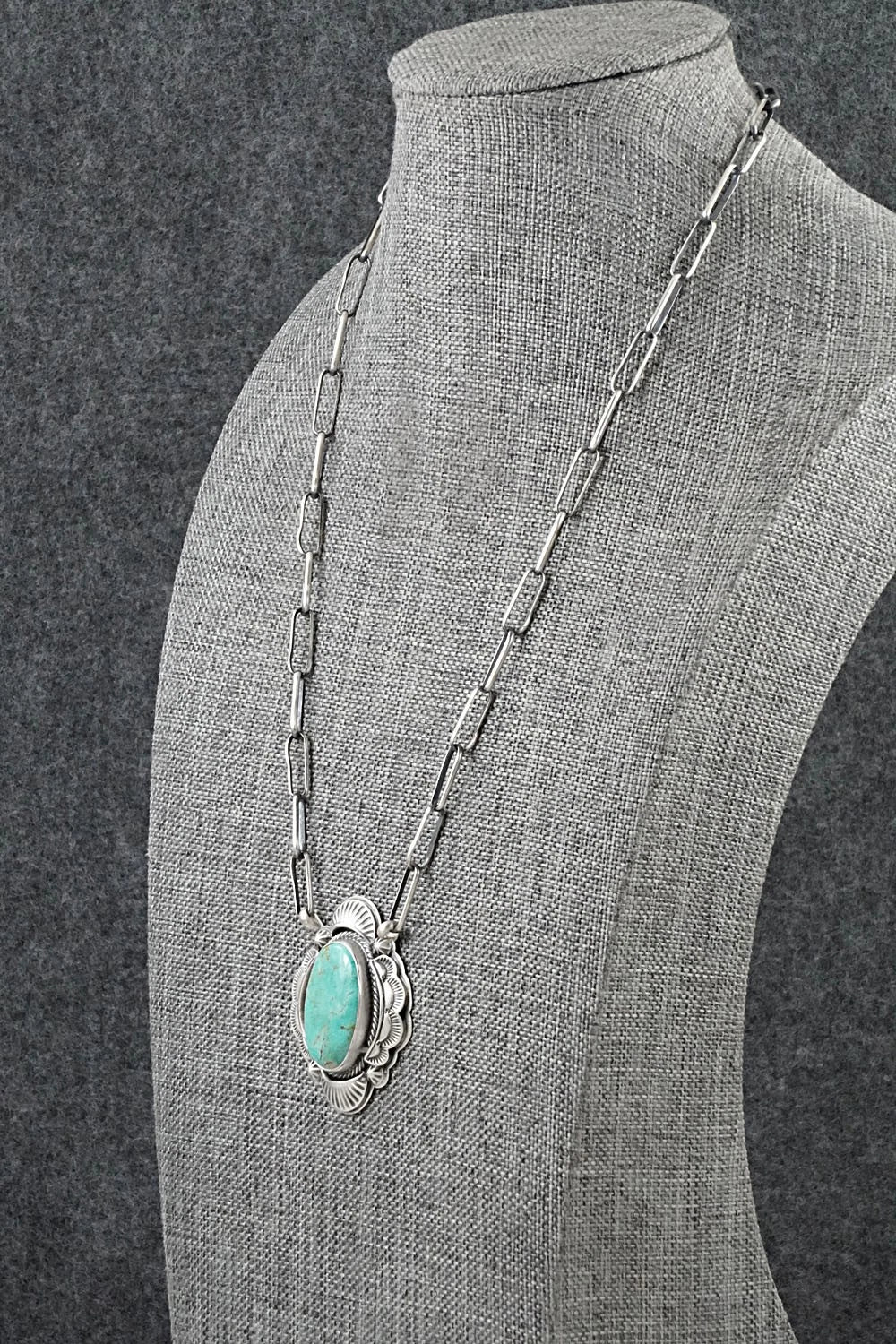 Turquoise & Sterling Silver Necklace - Randy Boyd