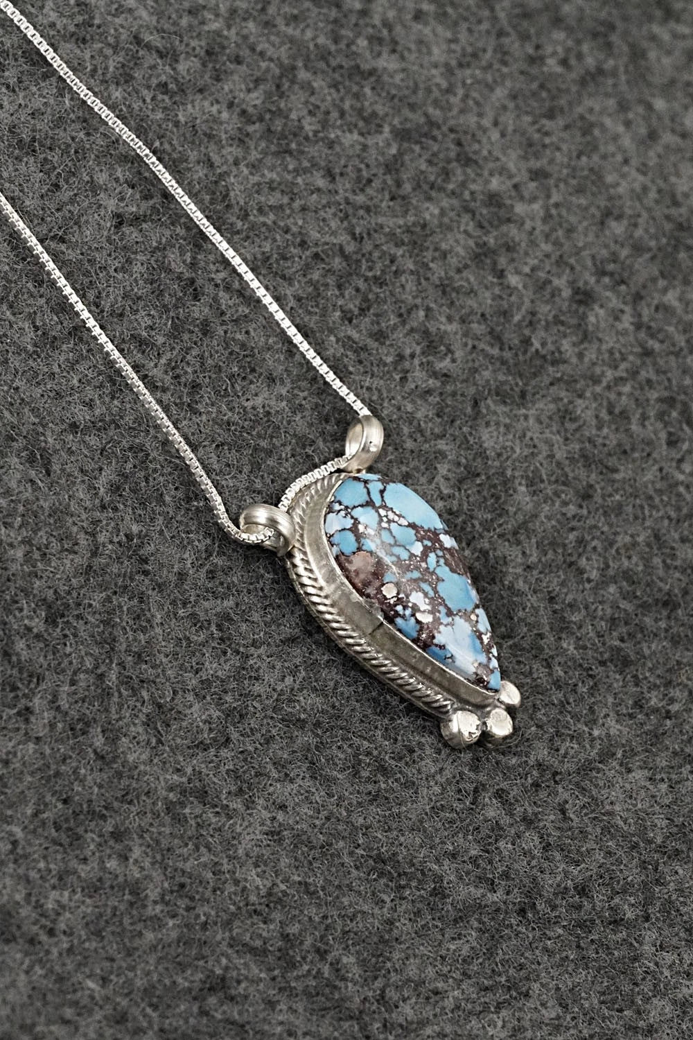 Turquoise & Sterling Silver Necklace - Sharon McCarthy
