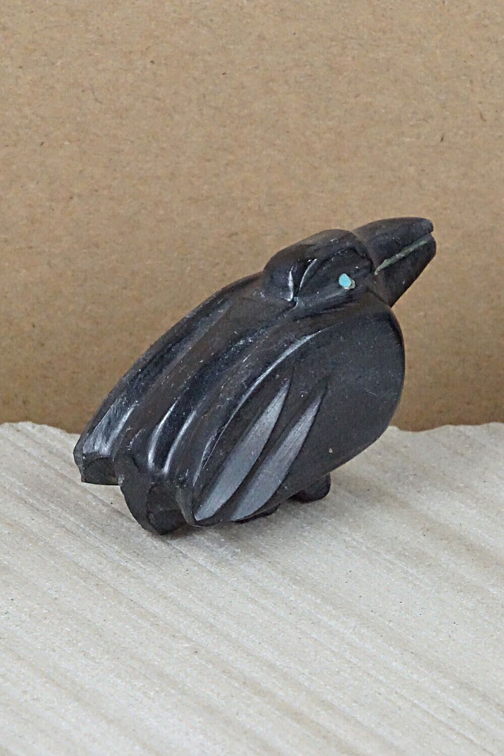 Crow Zuni Fetish Carving - Tim Lementino