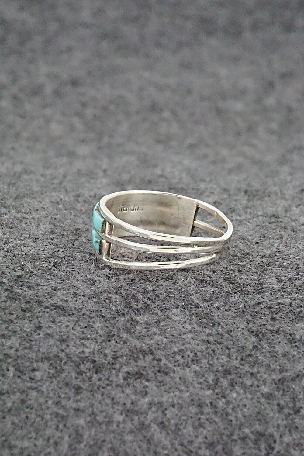Turquoise & Sterling Silver Ring - Debbie Livingston - Size 9.25