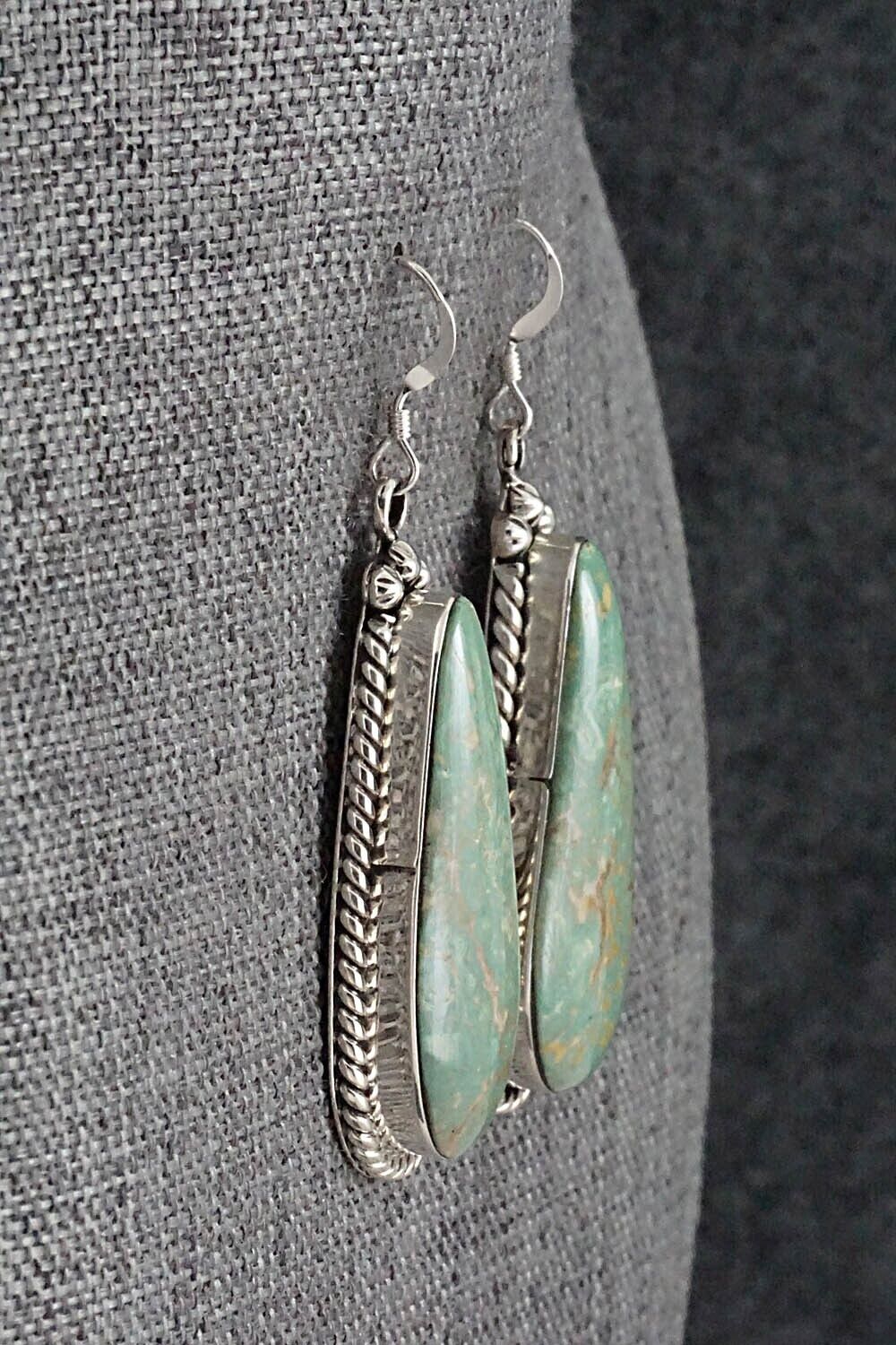 Turquoise & Sterling Silver Earrings - Brandon Belin