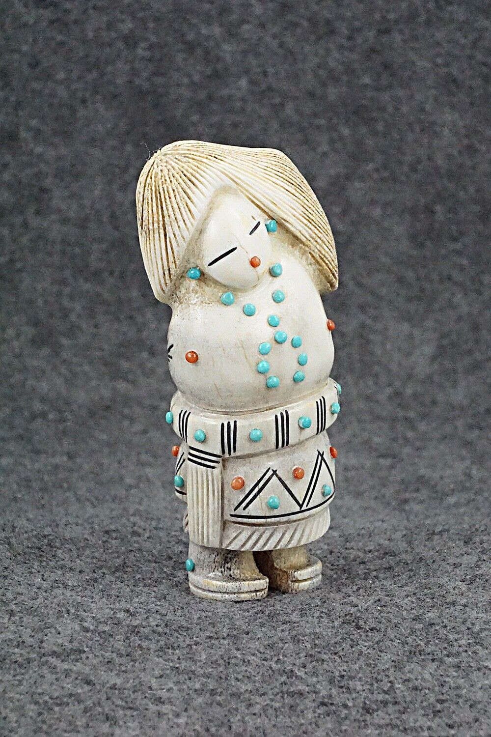 Corn Maiden Zuni Fetish Carving - Claudia Peina