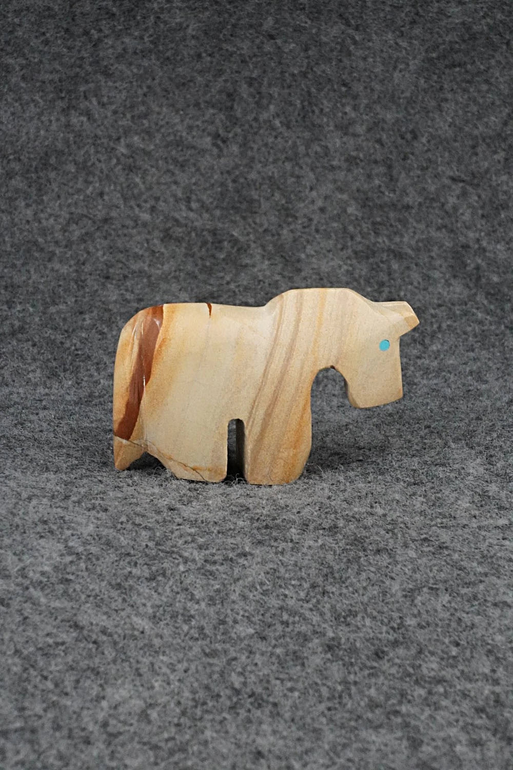 Horse Zuni Fetish Carving - Bernard Laiwakete