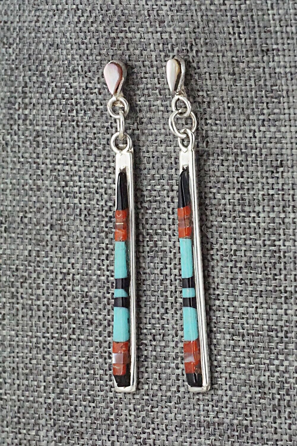 Multi-Stone & Sterling Silver Earrings - Jeanette Chavez