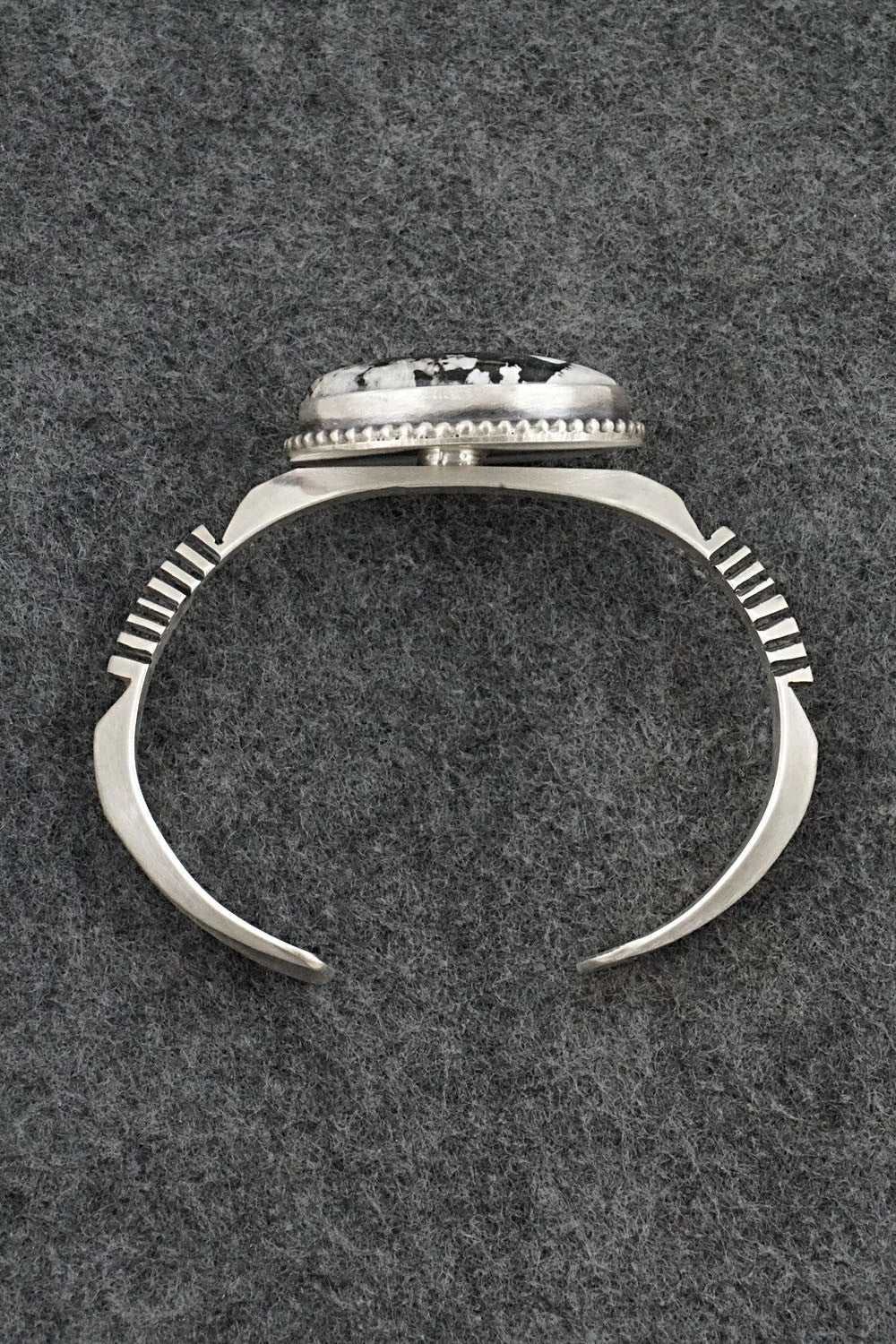 White Buffalo & Sterling Silver Bracelet - Paul Livingston