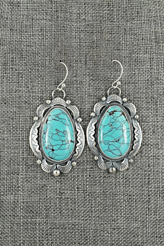 Turquoise & Sterling Silver Earrings - Jackson Hoskie