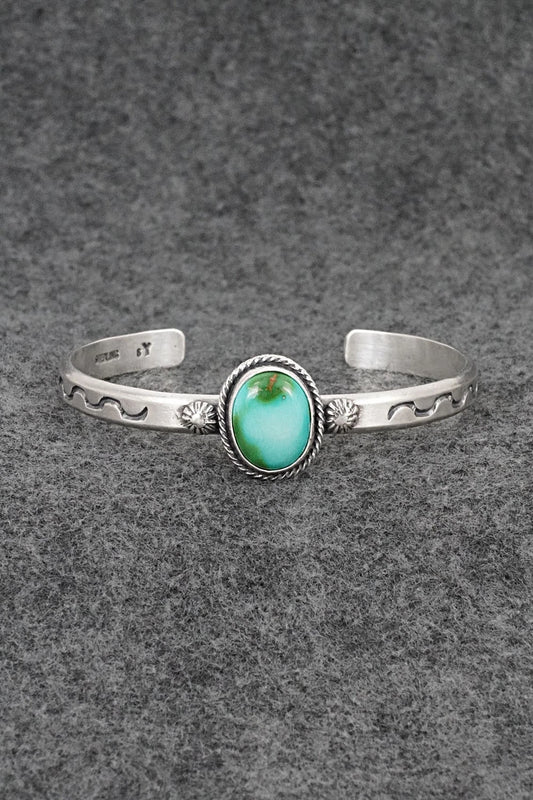 Turquoise & Sterling Silver Bracelet - Samuel Yellowhair