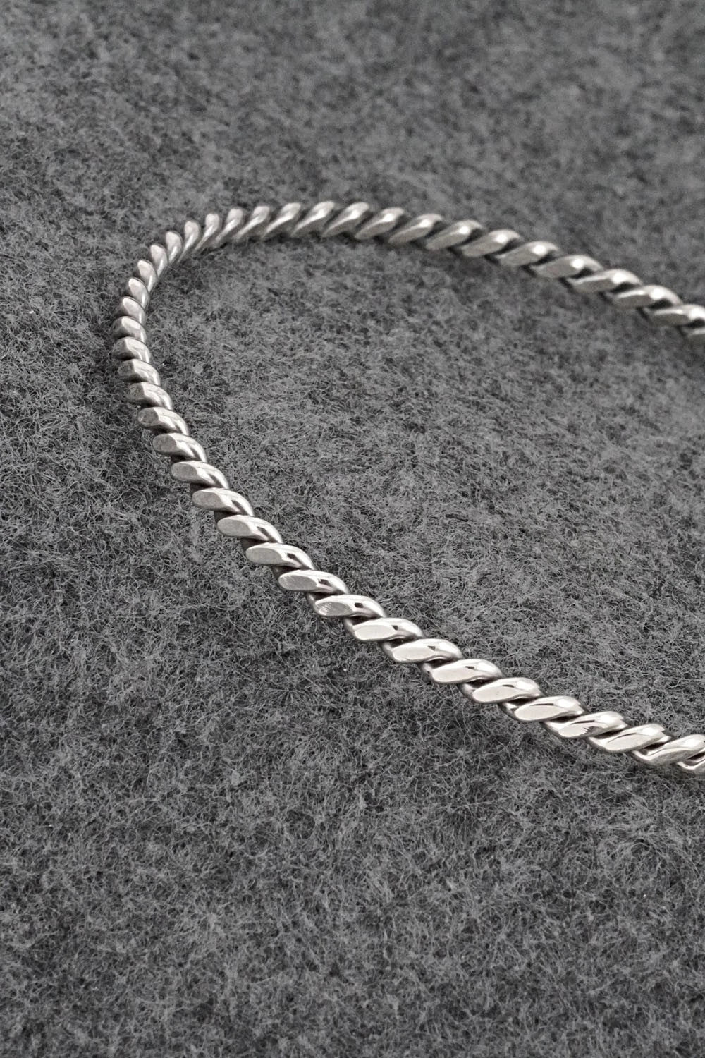 Sterling Silver Bangle Bracelet - Elaine Tahe