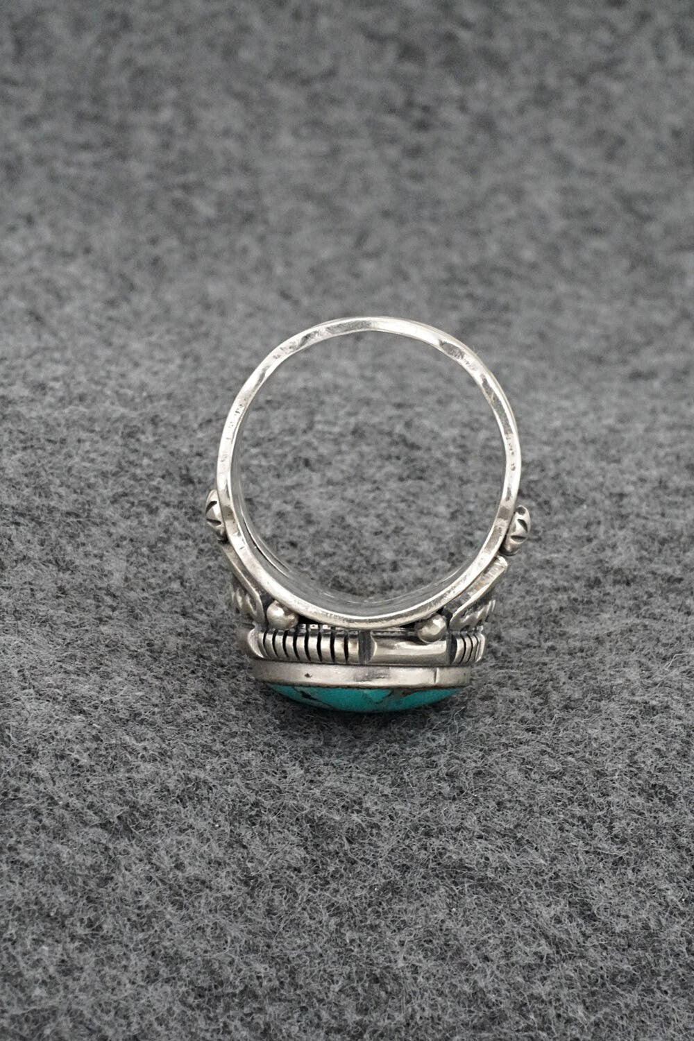 Turquoise & Sterling Silver Ring - Larson Lee - Size 10