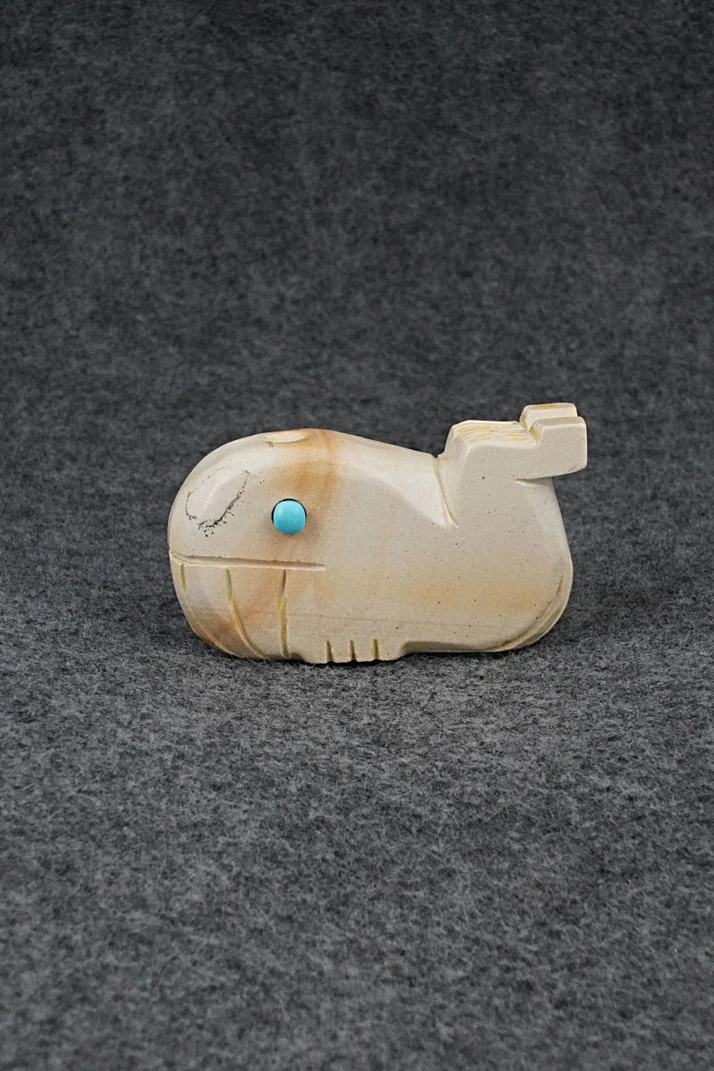 Whale Zuni Fetish Carving - Cody Chavez