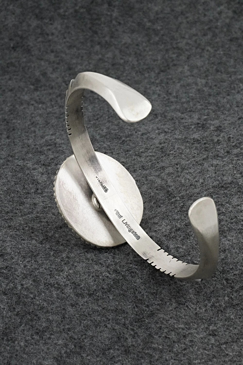 White Buffalo & Sterling Silver Bracelet - Paul Livingston