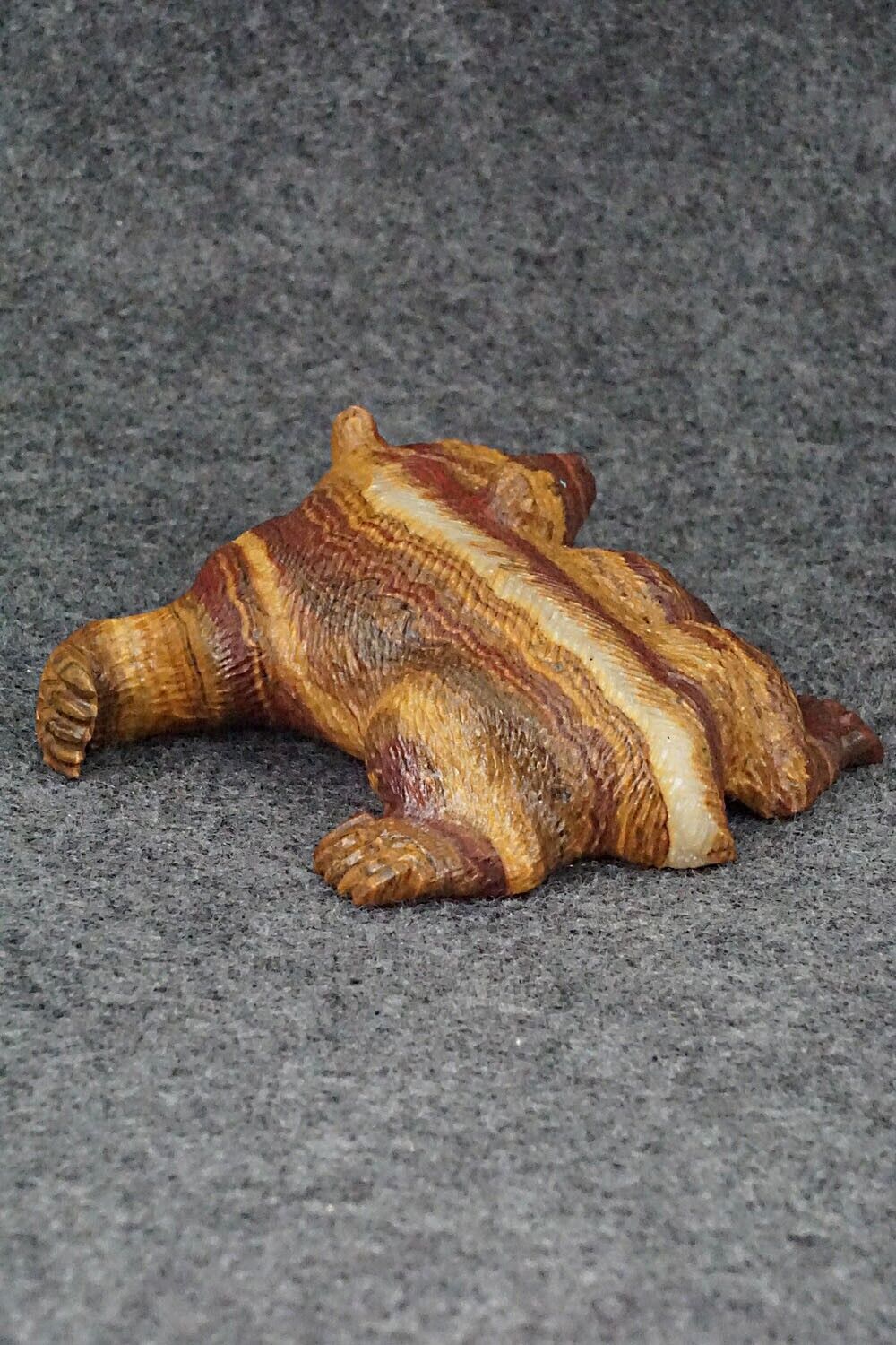 Badger Zuni Fetish Carving - Travis Lasiloo