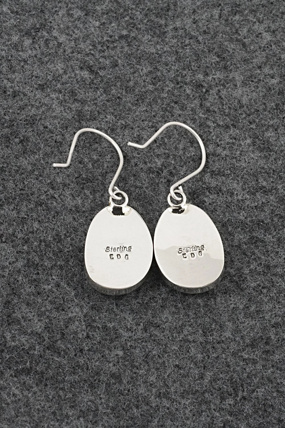 Turquoise & Sterling Silver Earrings - Eugene Gruber