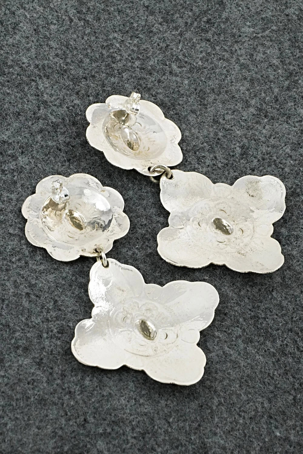 Sterling Silver Earrings - Bertha Begay