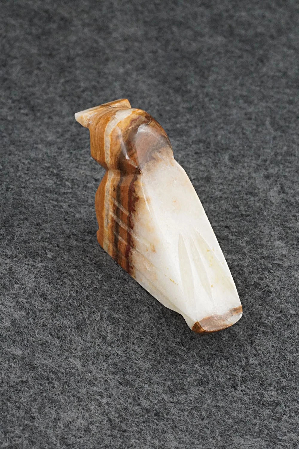 Owl Zuni Fetish Carving - Abby Panteah Quam