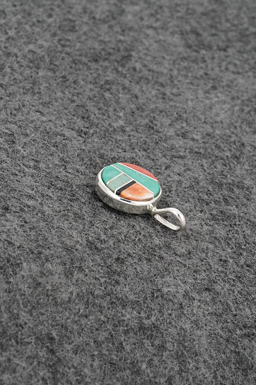 Multi-Stone & Sterling Silver Pendant - Joseph Martinez
