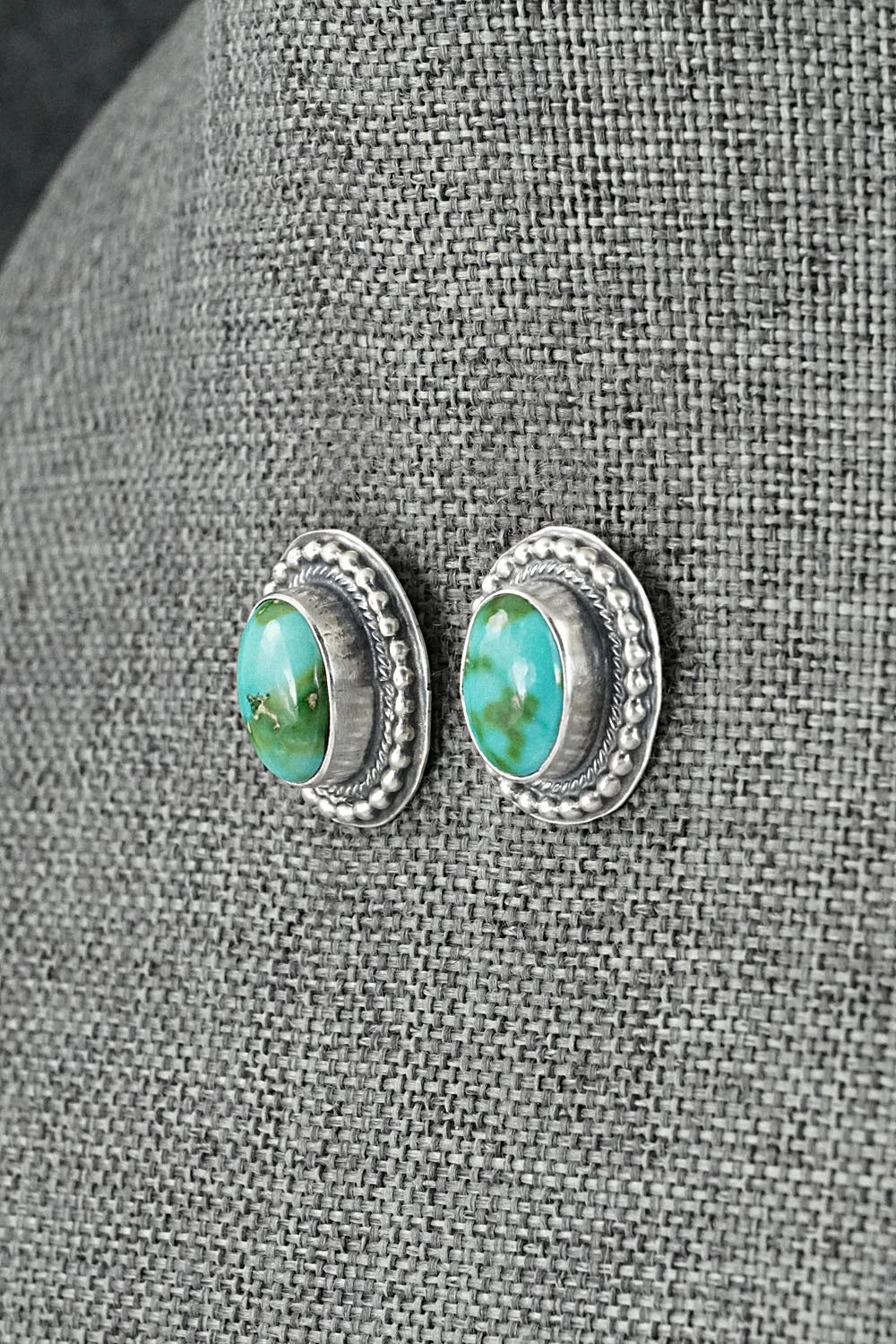 Turquoise & Sterling Silver Squash Blossom Set - Randy Boyd