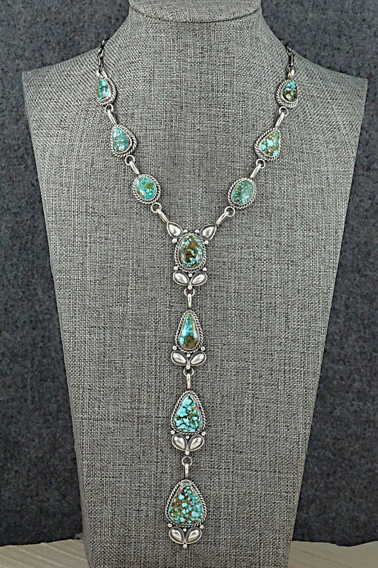 Turquoise & Sterling Silver Necklace - Derrick Gordon