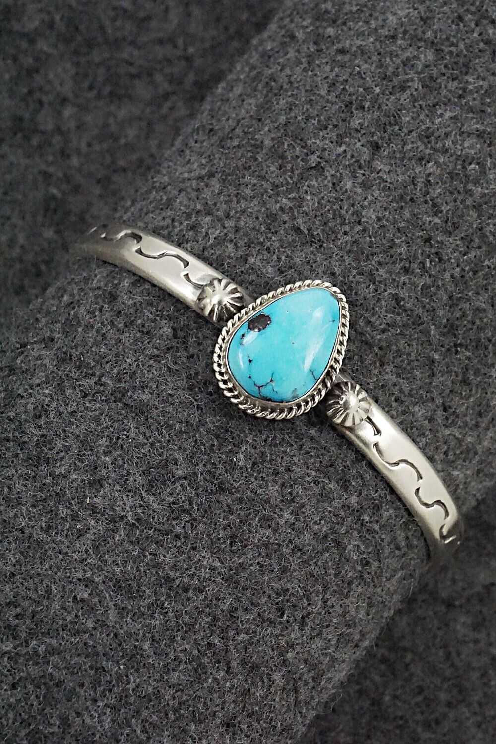 Turquoise & Sterling Silver Bracelet - Samuel Yellowhair