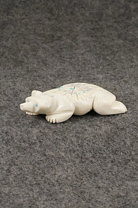 Badger Zuni Fetish Carving - Adrian Cachini