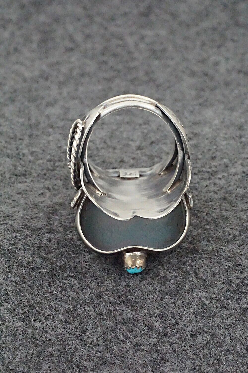 Turquoise & Sterling Silver Ring - Tim Yazzie - Size 9