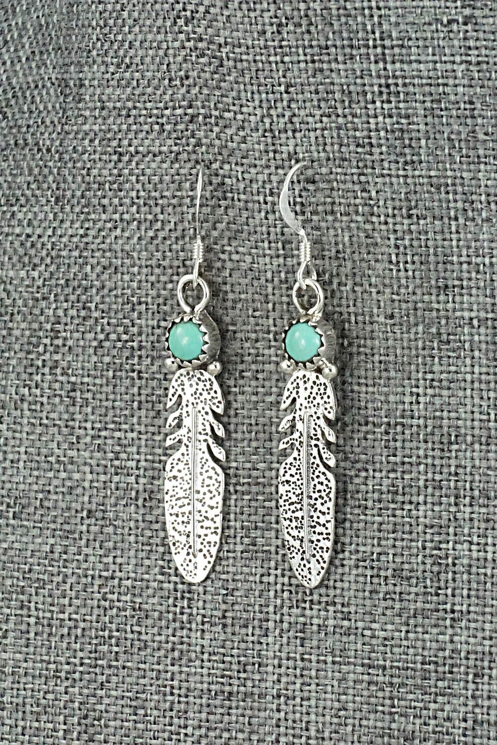 Turquoise & Sterling Silver Earrings - Sharon McCarthy