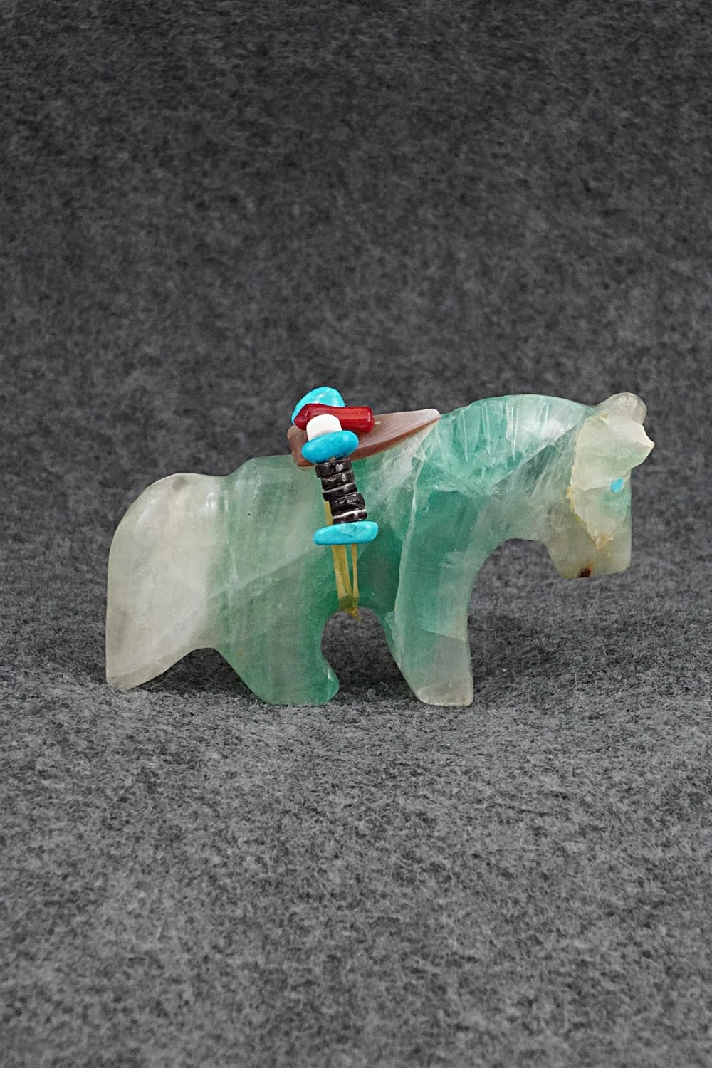 Horse Zuni Fetish Carving - Rodney Laiwakete