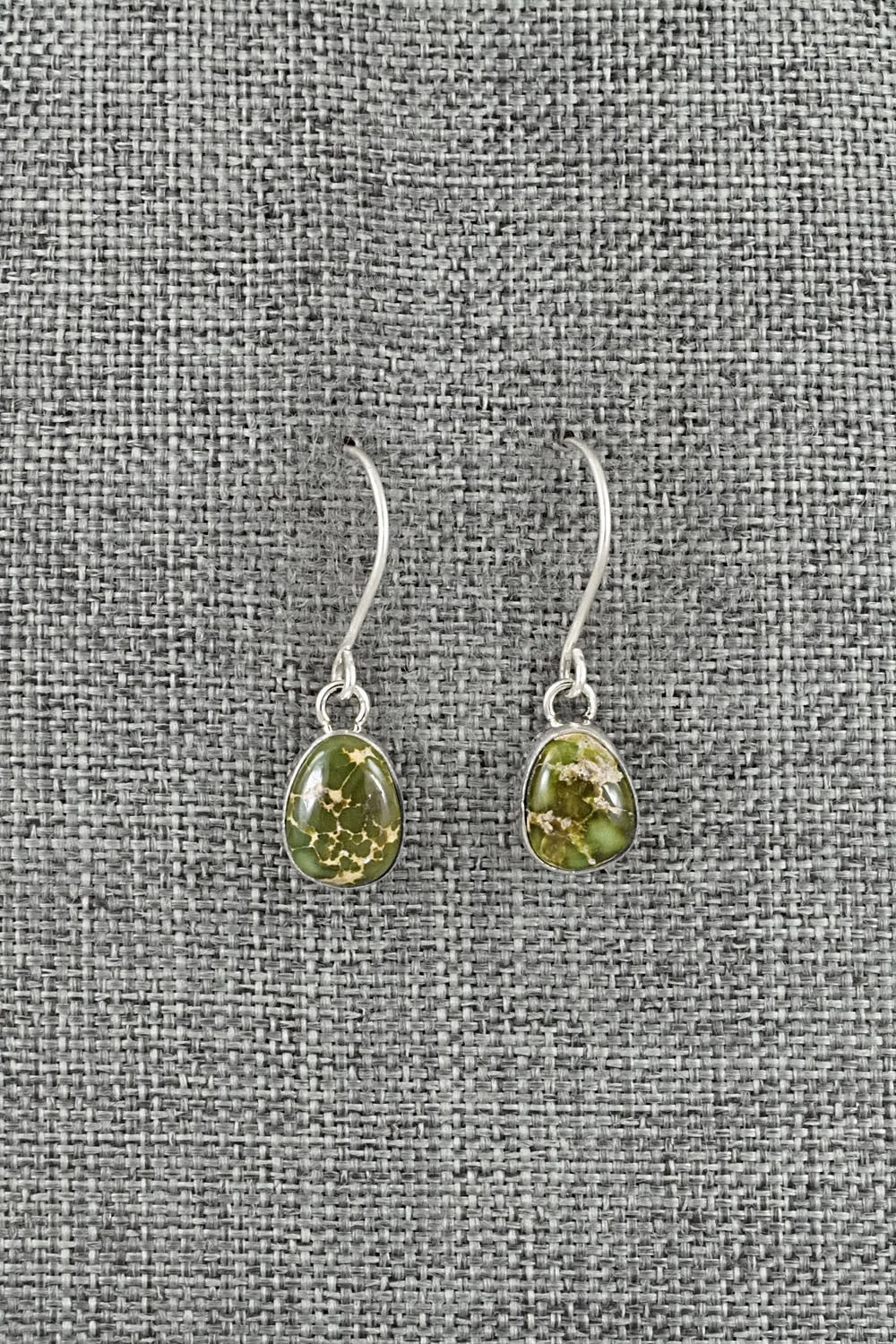 Turquoise & Sterling Silver Earrings - Eugene Gruber