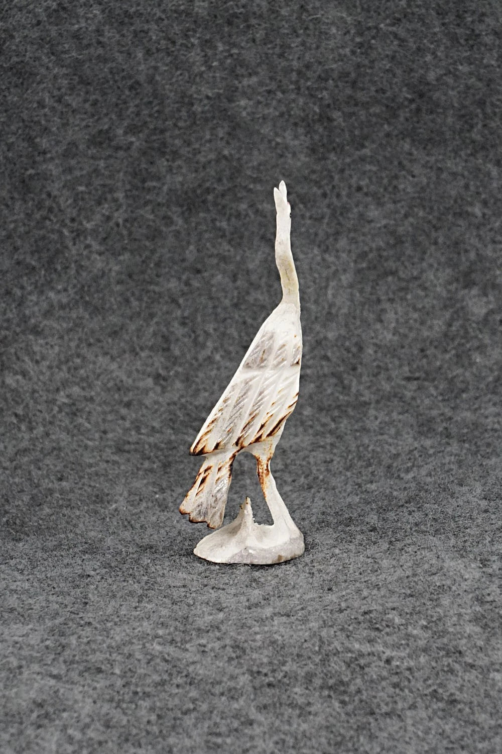 Sandhill Crane Zuni Fetish Carving - Ruben Najera
