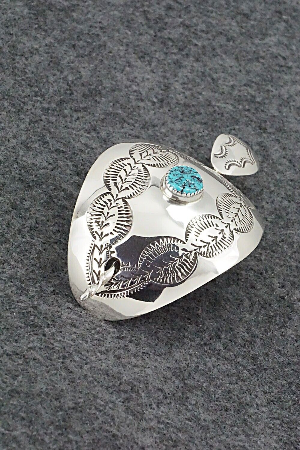 Turquoise & Sterling Silver Hair Pin - Jolene Begay