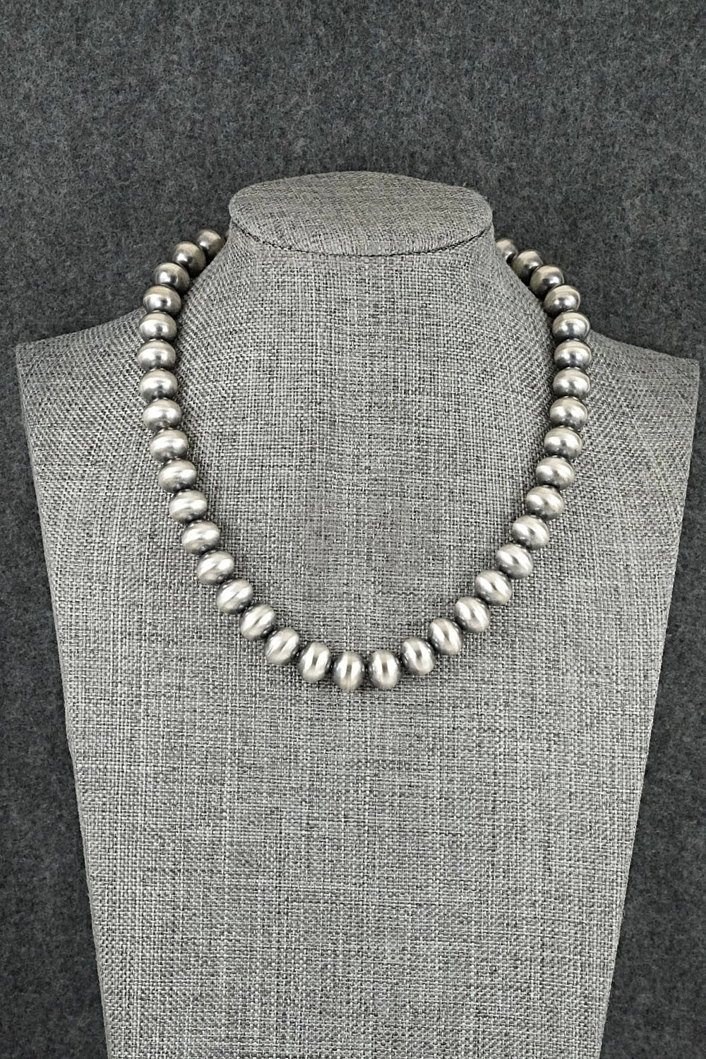 Sterling Silver Navajo Pearl Necklace 14" - Bryannen Halwood