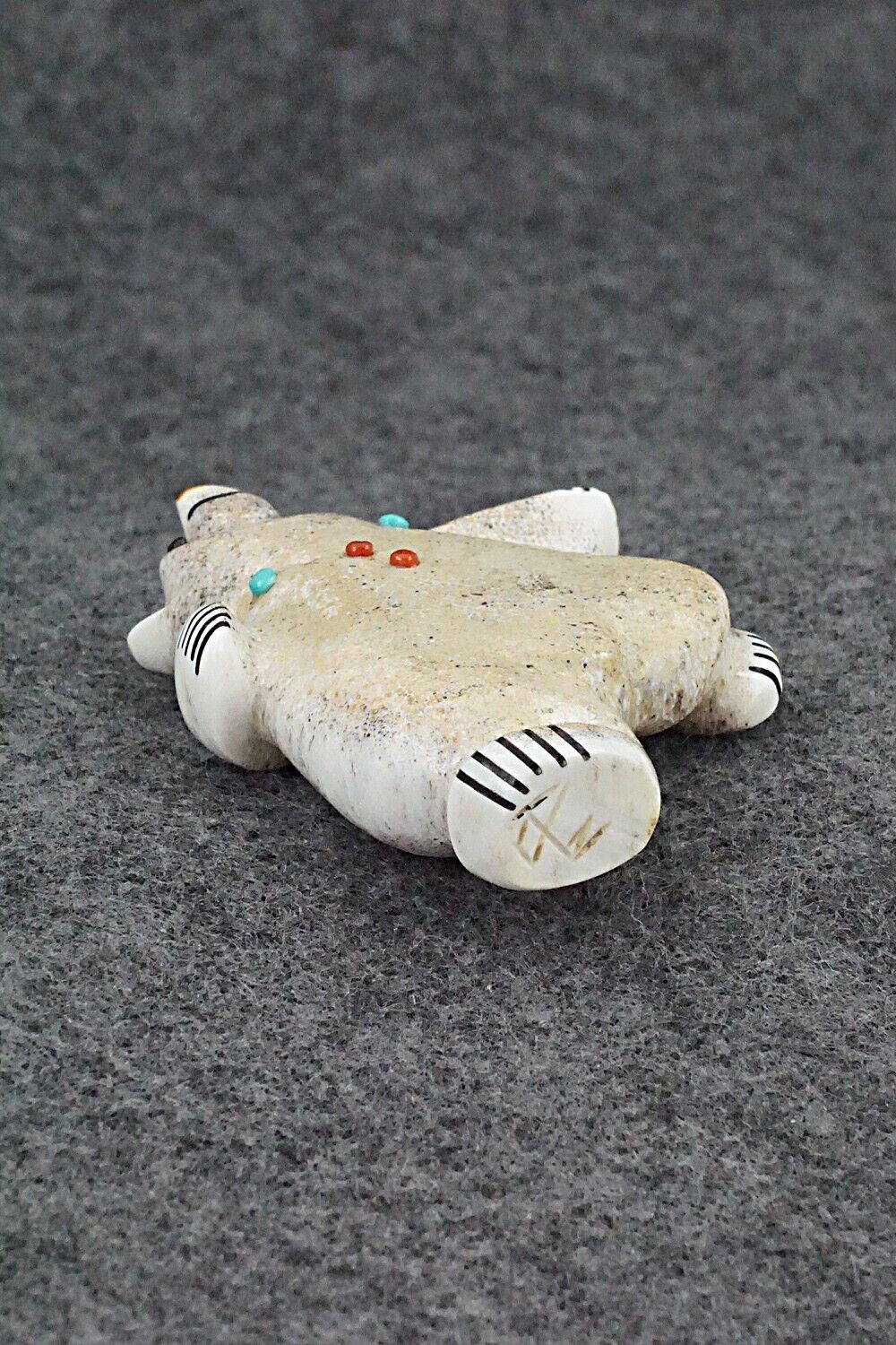 Dancing Bear Zuni Fetish Carving - Claudia Peina