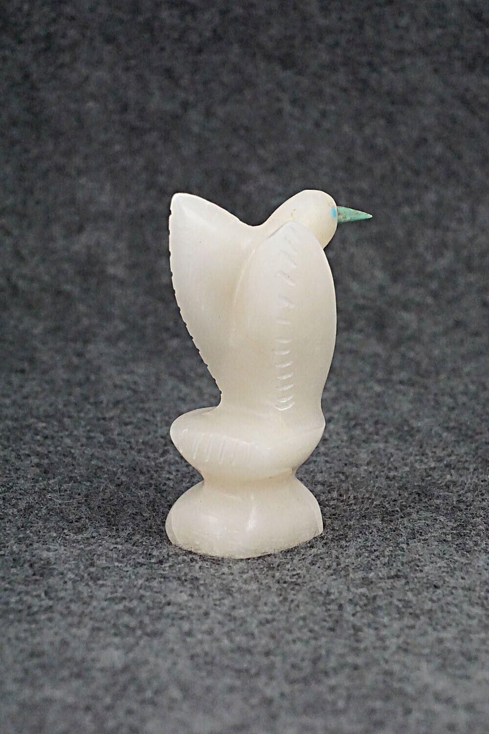 Hummingbird Zuni Fetish Carving - Brandon Phillips