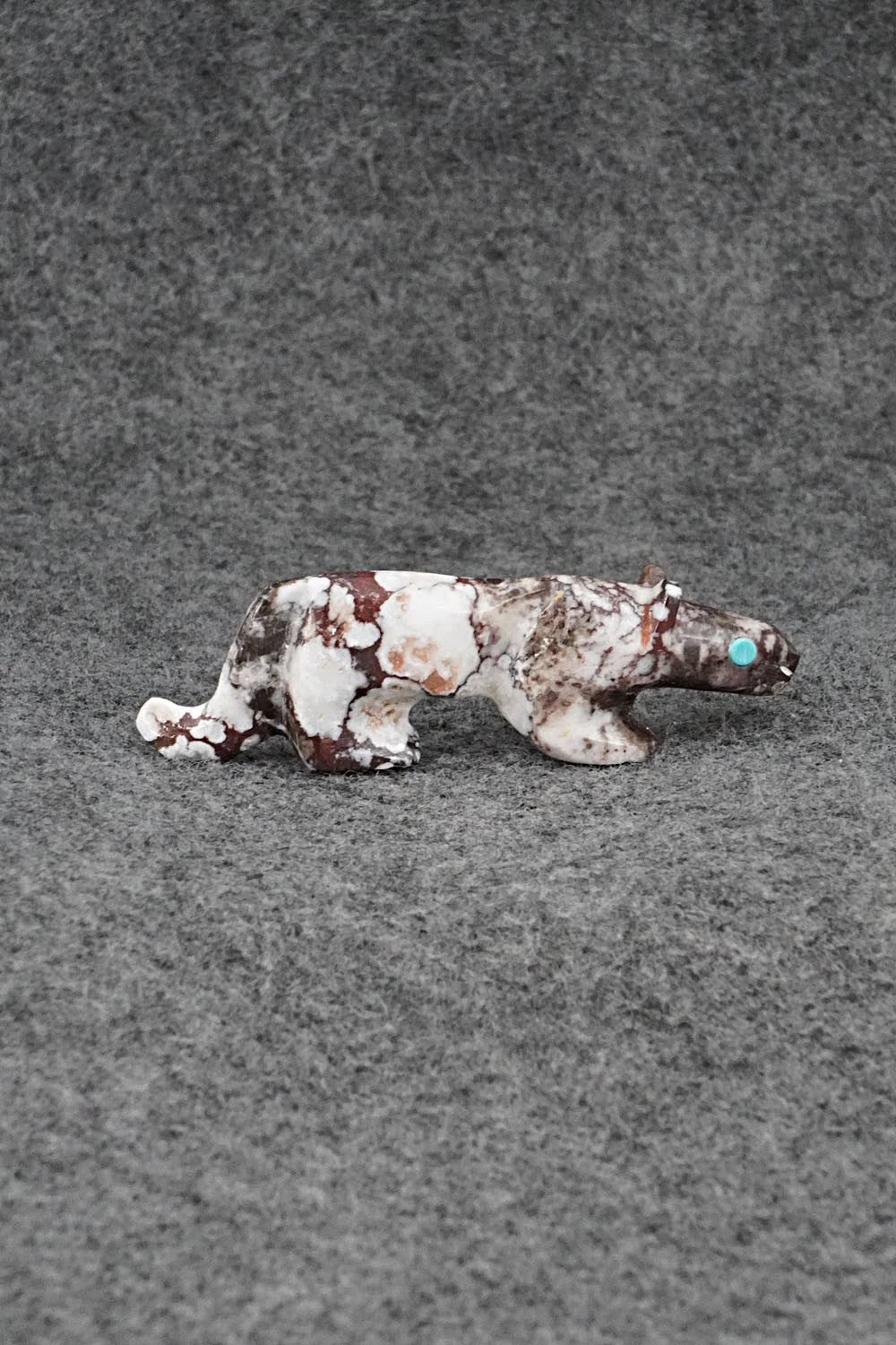 Mountain Lion Zuni Fetish Carving - Ronnie Lunasee