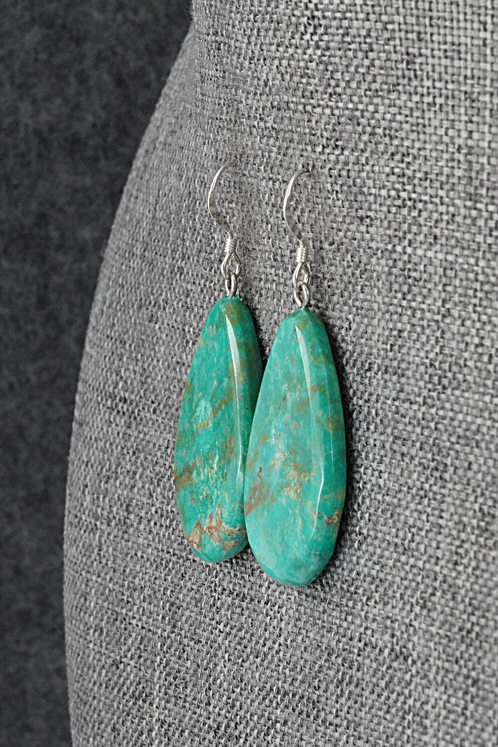 Turquoise & Sterling Silver Earrings - Tammy Nolcot