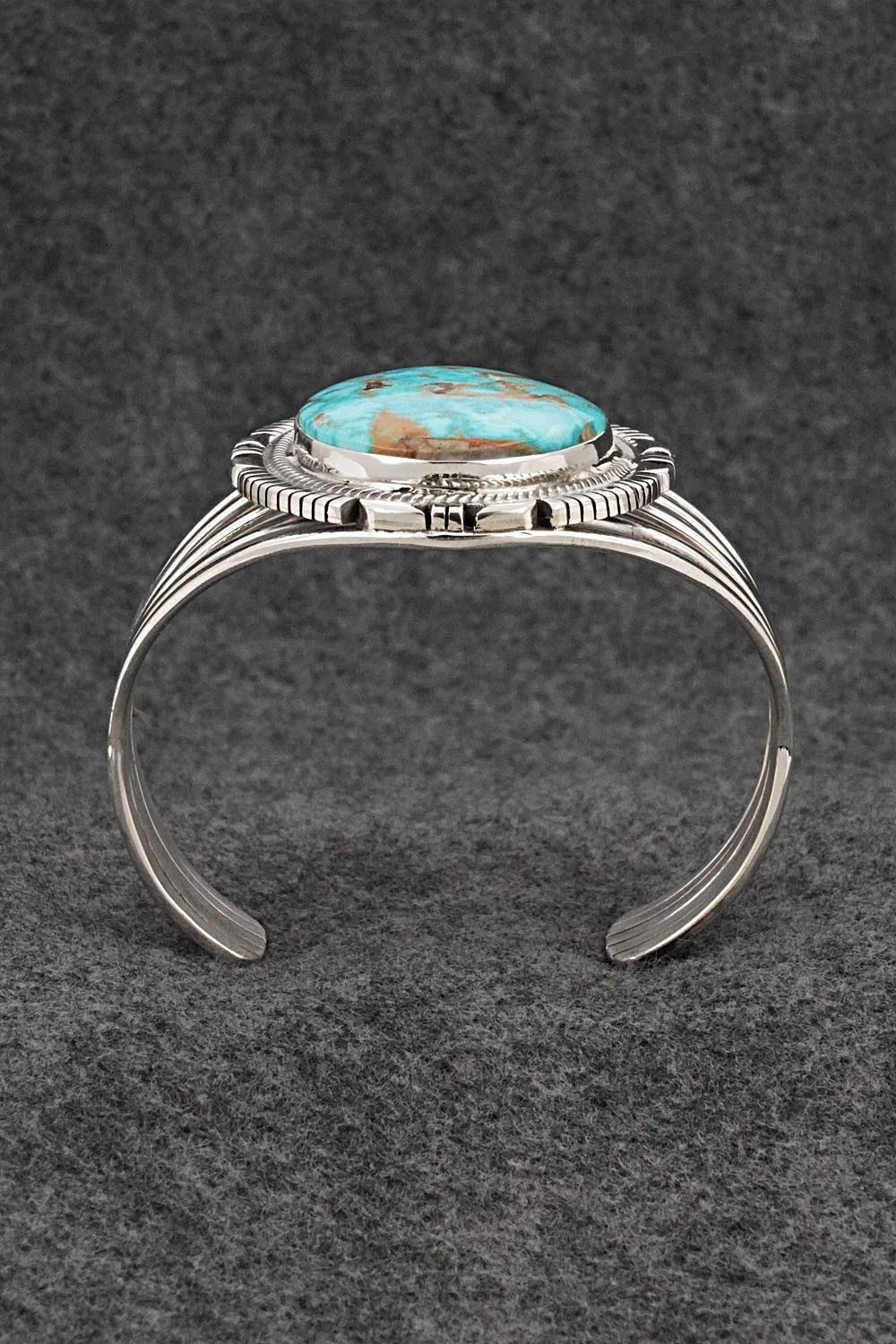 Turquoise & Sterling Silver Bracelet - Thomas Yazzie