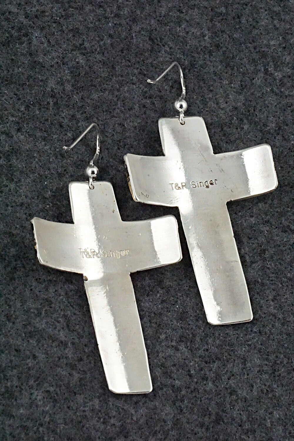 Turquoise & Sterling Silver Earrings - Rosita Singer