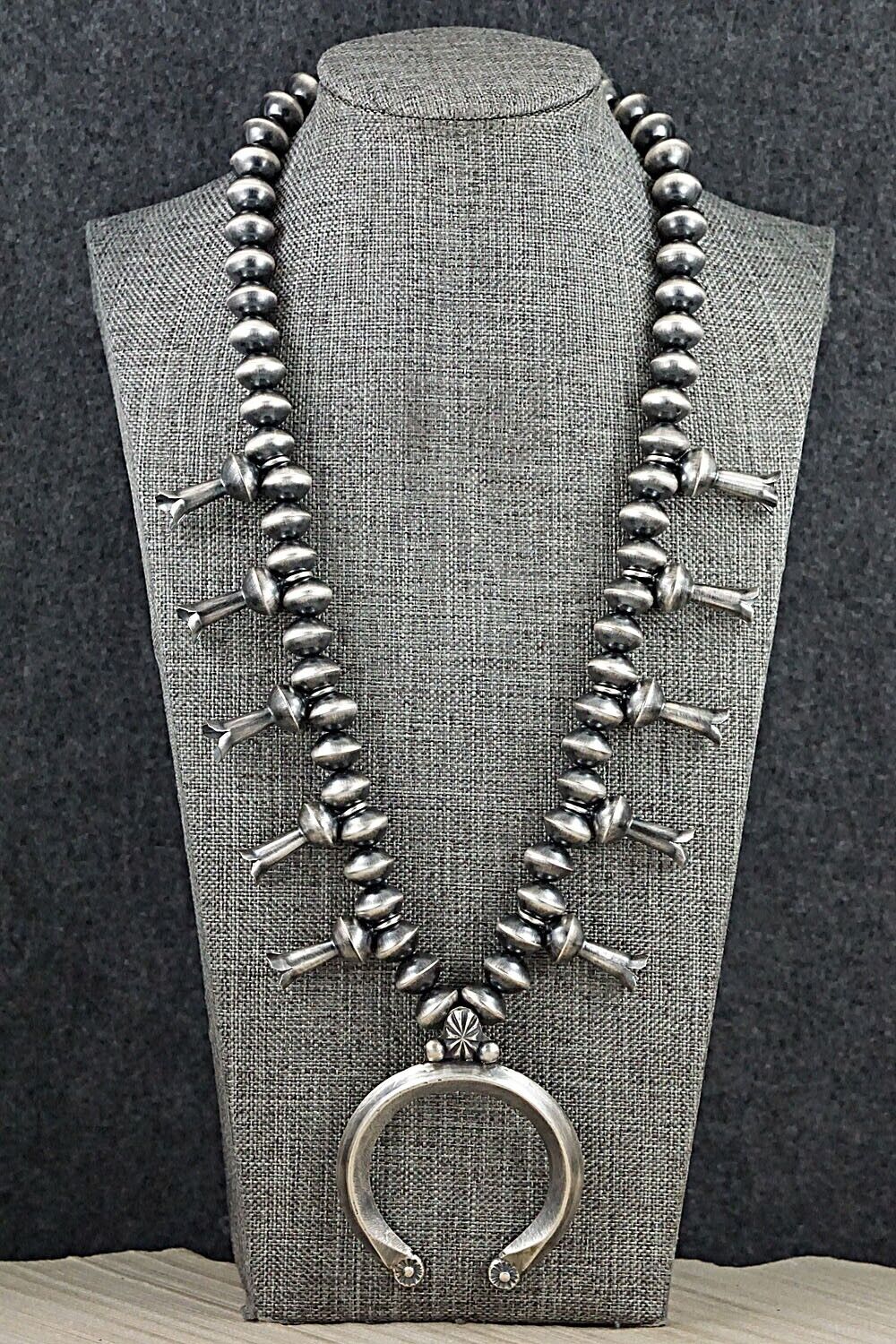 Sterling Silver Squash Blossom Necklace - Presley Haley
