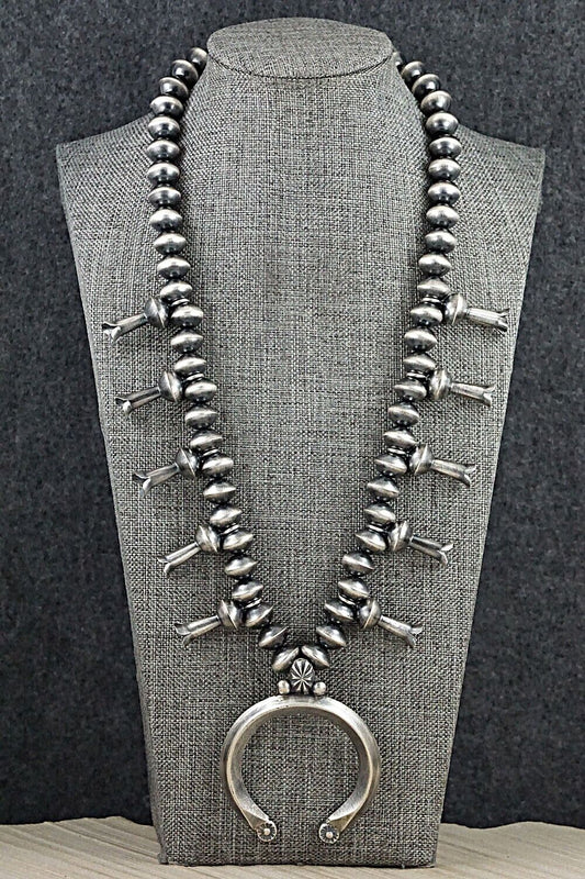 Sterling Silver Squash Blossom Necklace - Presley Haley