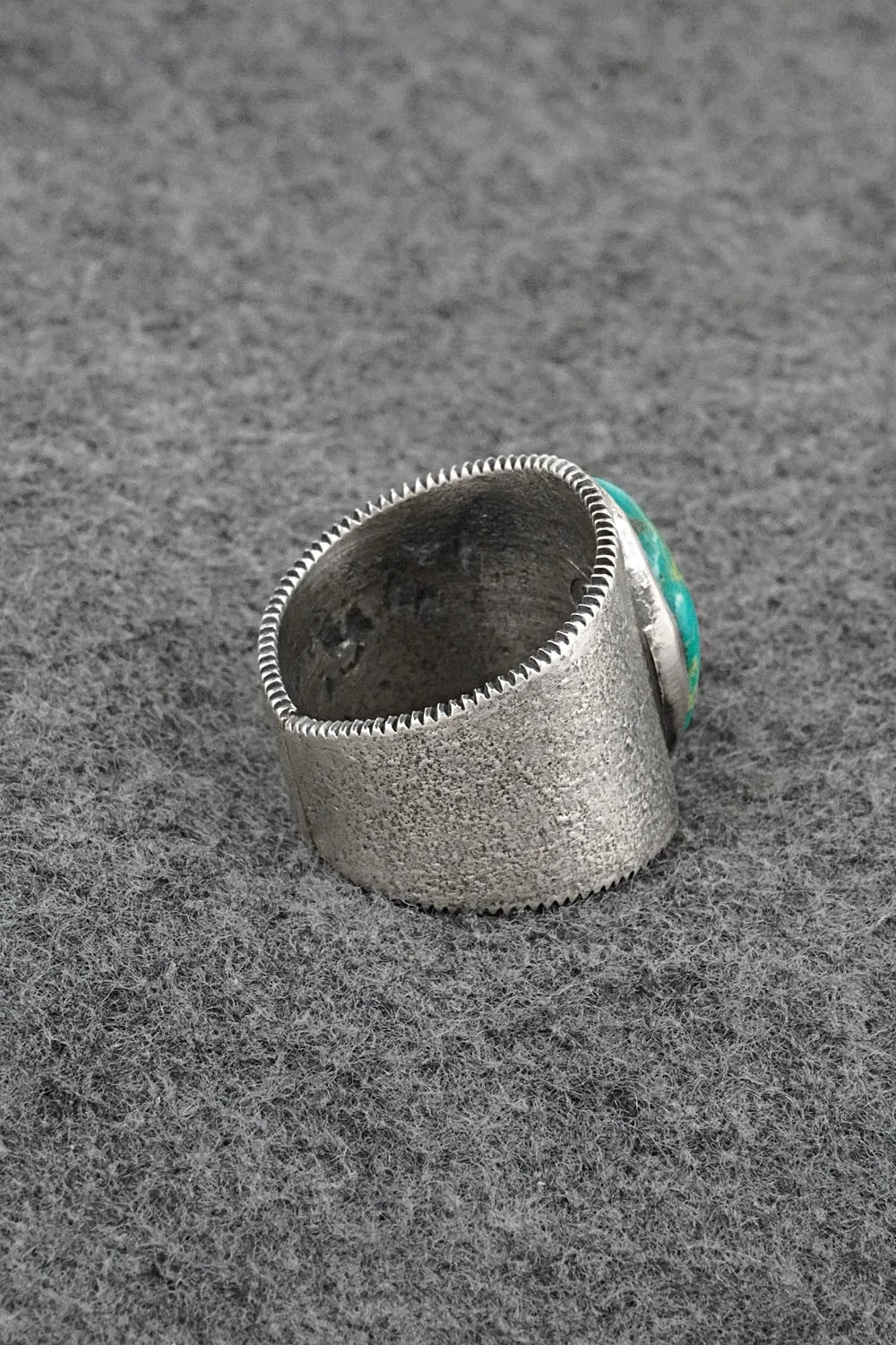 Turquoise & Sterling Silver Ring - Cody Noble - Size 11.75