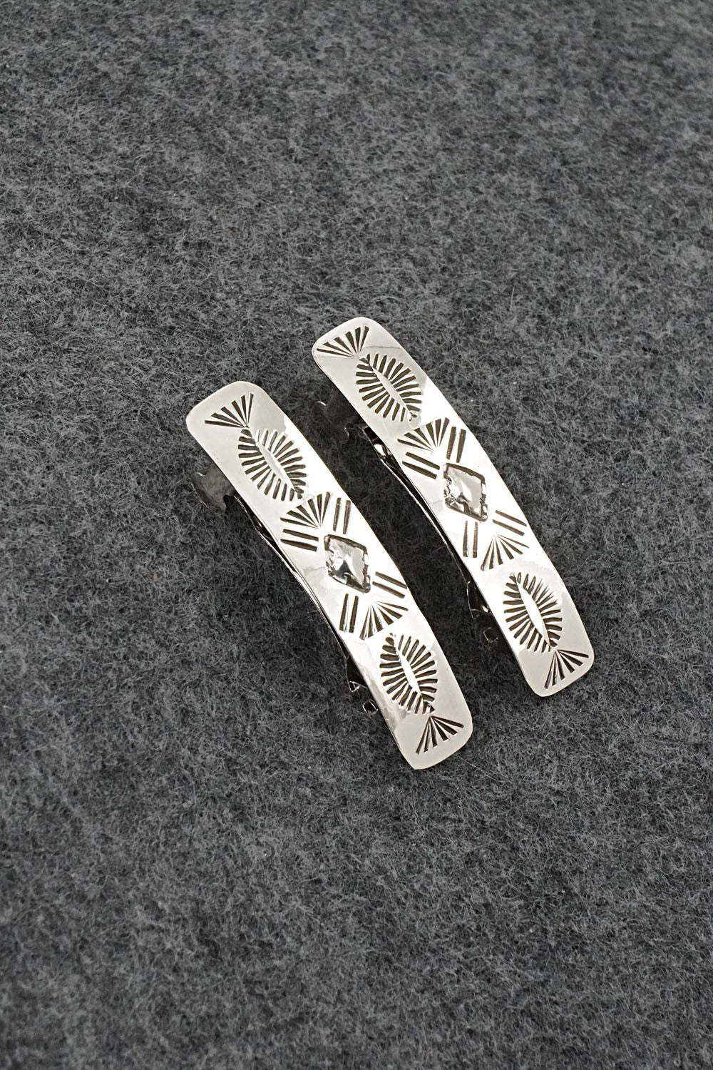 Sterling Silver Barrettes - Bertha Begay
