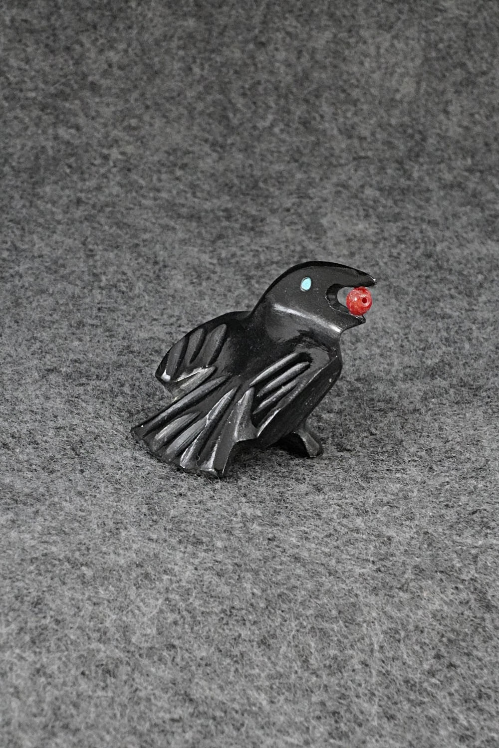 Crow Zuni Fetish Carving - Calvert Bowannie