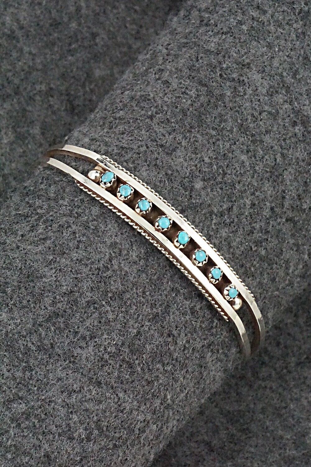 Turquoise & Sterling Silver Bracelet - Susie Livingston